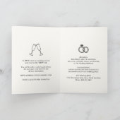 Met de Hand Getekende Doodles Moderne Trouwdag (Binnen)