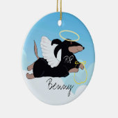 Met de hand getekende engel ter nagedachtenis aan keramisch ornament (Rechts)