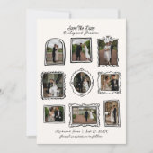 Met de hand getekende fotolijstjes Save The Date k (Voorkant)