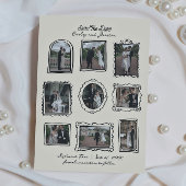 Met de hand getekende fotolijstjes Save The Date k