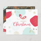 Met de hand getekende foto's, kerst en elegante ke (Voorkant / Achterkant)