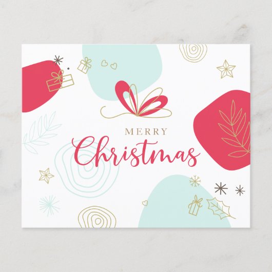 Met de hand getekende foto's, kerst en elegante ke (Voorkant)