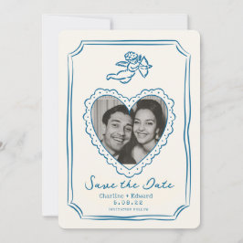 Met de hand getekende funky handschrift save the d date