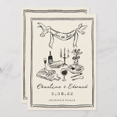 Met de hand getekende funky handschrift save the d save the date