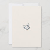 Met de hand getekende funky nautische strand bruil kaart (Achterkant)