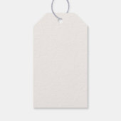 Met de Hand Getekende Gedempte Rode Salie Bloemene Cadeaulabel (Achterkant)