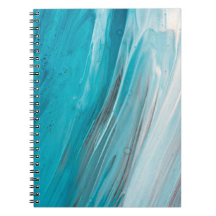Met de hand getekende gouache schilderij. Abstract Notitieboek