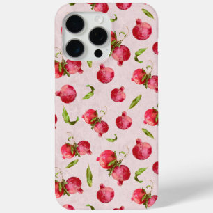 Met de hand getekende granaatappel botanische illu iPhone 15 pro max hoesje