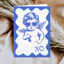 Met de Hand Getekende Grappige Romantische Cupido 
