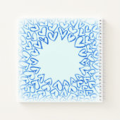 Met de hand getekende harten Persoonlijke laptop Notitieboek (Achterkant)