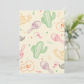 met de hand getekende illustratie van Cinco de May Feestdagenkaart (Staand voorkant)