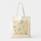 Met de hand getekende illustratie van Cinco De May Tote Bag (Achterkant)
