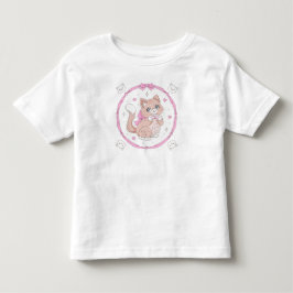 Met de Hand Getekende Illustratie van een Vette Ka Kinder Shirts