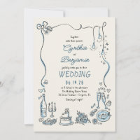 Met de hand getekende illustraties Doodles Whimsic