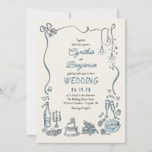 Met de hand getekende illustraties Doodles Whimsic
