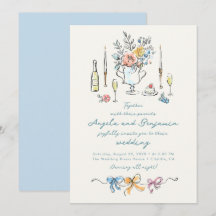 Met de hand getekende illustraties Whimsical Frans