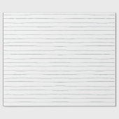 Met de hand getekende instripes lijnt grafietpotlo cadeaupapier (Vlak)