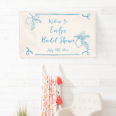 Met de Hand Getekende Italiaanse Citroen Bruiloft  Spandoek (Insitu)