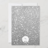 Met de hand getekende kalligrafie geborsteld joy m feestdagenkaart (Achterkant)