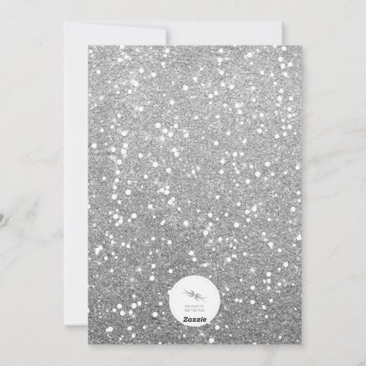 Met de hand getekende kalligrafie geborsteld joy m feestdagenkaart (Achterkant)