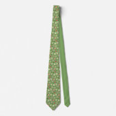 Met de Hand Getekende Kerst Ornamente Halsband Stropdas (Voorkant)