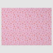 Met de hand getekende Kerst Roze en Rood Tissuepapier (Voorkant)