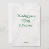 Met de Hand Getekende Kerstboom Kaart (Achterkant)
