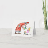 Met de hand getekende Kerstmis van afgelopen feest Feestdagen Kaart (Voorkant)