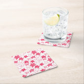 Met de hand getekende kerststerren kartonnen onderzetters (Insitu)