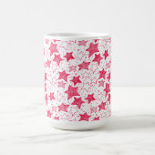 Met de hand getekende kerststerren koffiemok (Center)