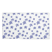 Met de hand getekende kerststerren kussensloop (Achterkant-Links)