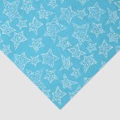 Met de hand getekende kerststerren tissuepapier (Detail)