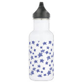 Met de hand getekende kerststerren waterfles  (Rechts)