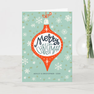 Met de Hand Getekende Kerstversiering Feestdagen Kaart