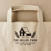 Met de hand getekende kippenren rustische familieb rubberstempel