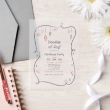 Met de Hand Getekende Krabbel Speelse Doodle Kerst