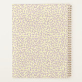 Met de hand getekende Lavendel Madeliefjes – Mini Planner (Achterkant)