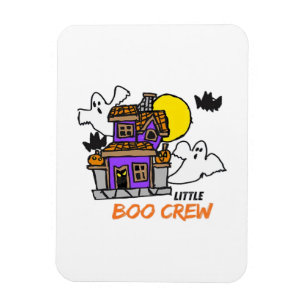 Met de Hand Getekende Little Boo Crew Halloween Magneet