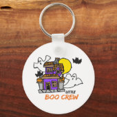 Met de Hand Getekende Little Boo Crew Halloween Sleutelhanger (Voorkant)