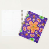 Met de hand getekende moderne bloemrijke chic Plan Planner (Display)