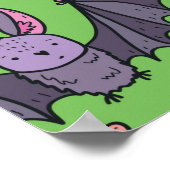 Met de hand getekende naadloze patronen met schatt poster (Hoek)