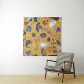 Met de hand getekende naadloze patronen met schatt wandkleed (In Situ (horizontaal))