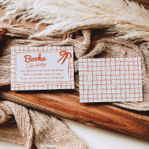 Met de hand getekende oranje neutrale Gingham Stri