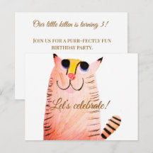 Met de Hand Getekende Oranje Tabby Kat Kinderen Ve