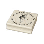 Met de hand getekende patisserie-spuitzak Monogram Rubberstempel (Stempel)