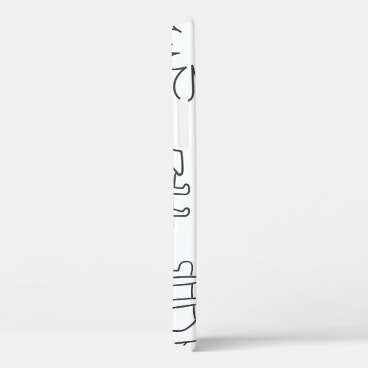 Met de hand getekende pluizige honden: patroon. Case-Mate iPhone case (Achterkant / Rechts)