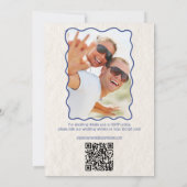 Met de hand getekende retro zwanen Foto All-in-one Kaart (Achterkant)