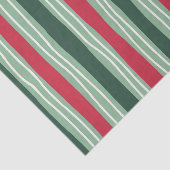 Met de Hand Getekende Rode en Groene Gestreepte Va Tissuepapier (Detail)