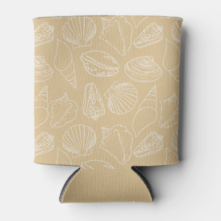 Met de hand getekende Sandy Shells Cooler