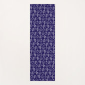 Met de hand getekende schelp-patroon yoga mat (Voorkant)